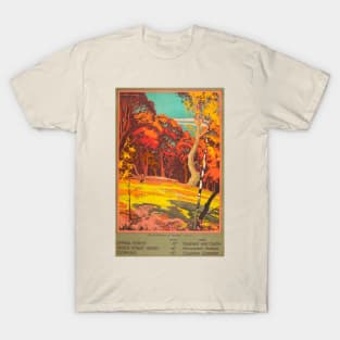 Rich repose of Autumn by Walter E. Spradbery T-Shirt